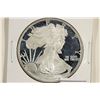 Image 1 : 1 TROY OZ .999 FINE SILVER PROOF ROUND LADY LIB.
