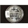 Image 2 : 1 TROY OZ .999 FINE SILVER PROOF ROUND GOD BLESS