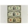 Image 1 : NICE STARTER SET OF $2 US BILLS 1928-D RED SEAL,