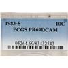 Image 3 : 1983-S ROOSEVELT DIME PCGS PR69 DCAM