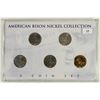 Image 2 : AMERICAN BISON NICKEL COLLECTION COLORIZED,