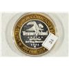 Image 2 : CASINO $10 SILVER TOKEN (UNC) 1996 TREASURE ISLAND