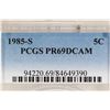 Image 3 : 1985-S JEFFERSON NICKEL PCGS PR69 DCAM