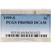 Image 3 : 1999-S LINCOLN CENT PCGS PR69RD DCAM