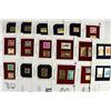 Image 1 : 18 ASSORTED 22KT GOLD REPLICA STAMP COVERS