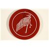 Image 1 : VINTAGE POKER CHIP VERMILLION / WHITE ENGRAVED