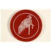 Image 2 : VINTAGE POKER CHIP VERMILLION / WHITE ENGRAVED