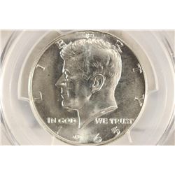 1965 SMS 40% SILVER JOHN F. KENNEDY HALF PCGS SP66