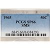 Image 3 : 1965 SMS 40% SILVER JOHN F. KENNEDY HALF PCGS SP66