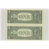 Image 2 : 2-2003-A $1 FRN'S LOW CONSECUTIVE SERIAL 'S UNC
