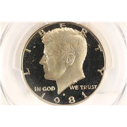 1981-S TYPE I KENNEDY HALF DOLLAR PCGS PR69 DCAM