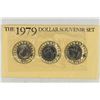 Image 1 : 1979 P/D/S SBA DOLLAR SOUVENIR SET