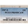 Image 3 : 1987-S WASHINGTON QUARTER PCGS PR69 DCAM