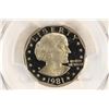 Image 1 : 1981-S TYPE I SBA DOLLAR PCGS PR69 DCAM