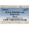 Image 3 : 1999-S SILVER DELAWARE QUARTER PCGS PR69 DCAM