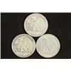 Image 2 : 1943,44 & 45 WALKING LIBERTY HALF DOLLARS