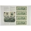 Image 2 : UNCUT SHEET OF 4-2003-A $2 FRN'S CRISP UNC