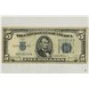 Image 1 : 1934-D $5 SILVER CERTIFICATE BLUE SEAL