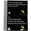 U.S. 2011 & 2012 America The Beautiful Quarters Silver Proof Sets
