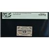 Image 1 : Fr. 1226 Third Issue 3 Cent Fractional Currency *Light Background* PCGS 53 PPQ
