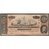 Image 1 : 1864 Confederate States of America $20.00 Note Type 67/507