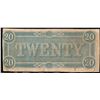 Image 2 : 1864 Confederate States of America $20.00 Note Type 67/507