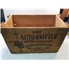 Image 4 : Rare Auto Knitter Hosiery Wood Crate