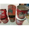 Image 2 : Lot Of 9 Lard Tin Cans
