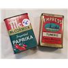 Image 1 : 2 Spice Tin Cans -Empress + McCormick