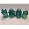 Image 3 : Glass Insulators 1800s Lot 2