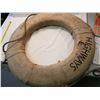 Image 4 : Old Ferry Sask Life Buoy Cork Filled "RARE"
