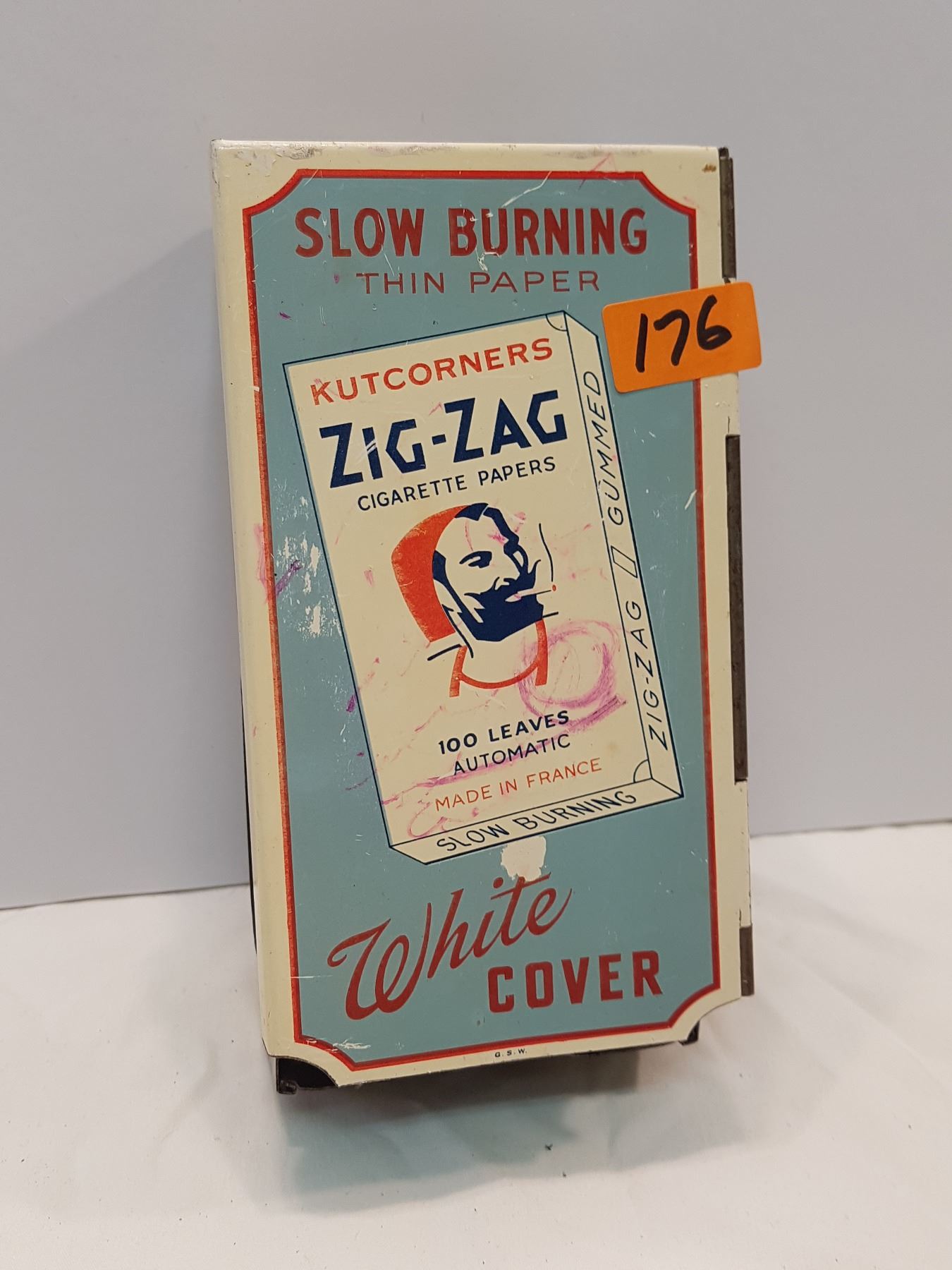 ZIG ZAG Cigerette Paper Dispenser/ Empty Case Inside Schmalz Auctions