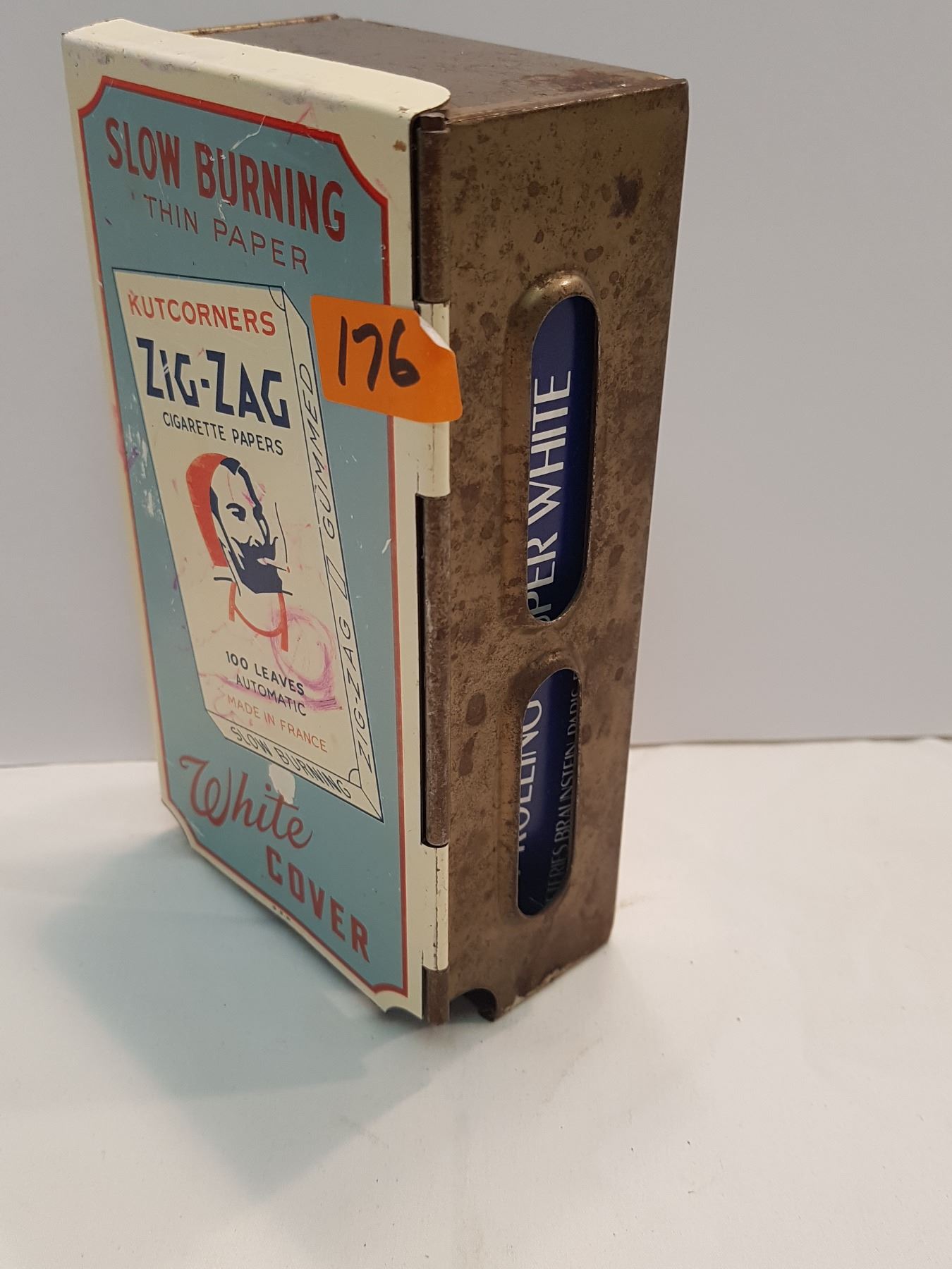 ZIG ZAG Cigerette Paper Dispenser/ Empty Case Inside Schmalz Auctions