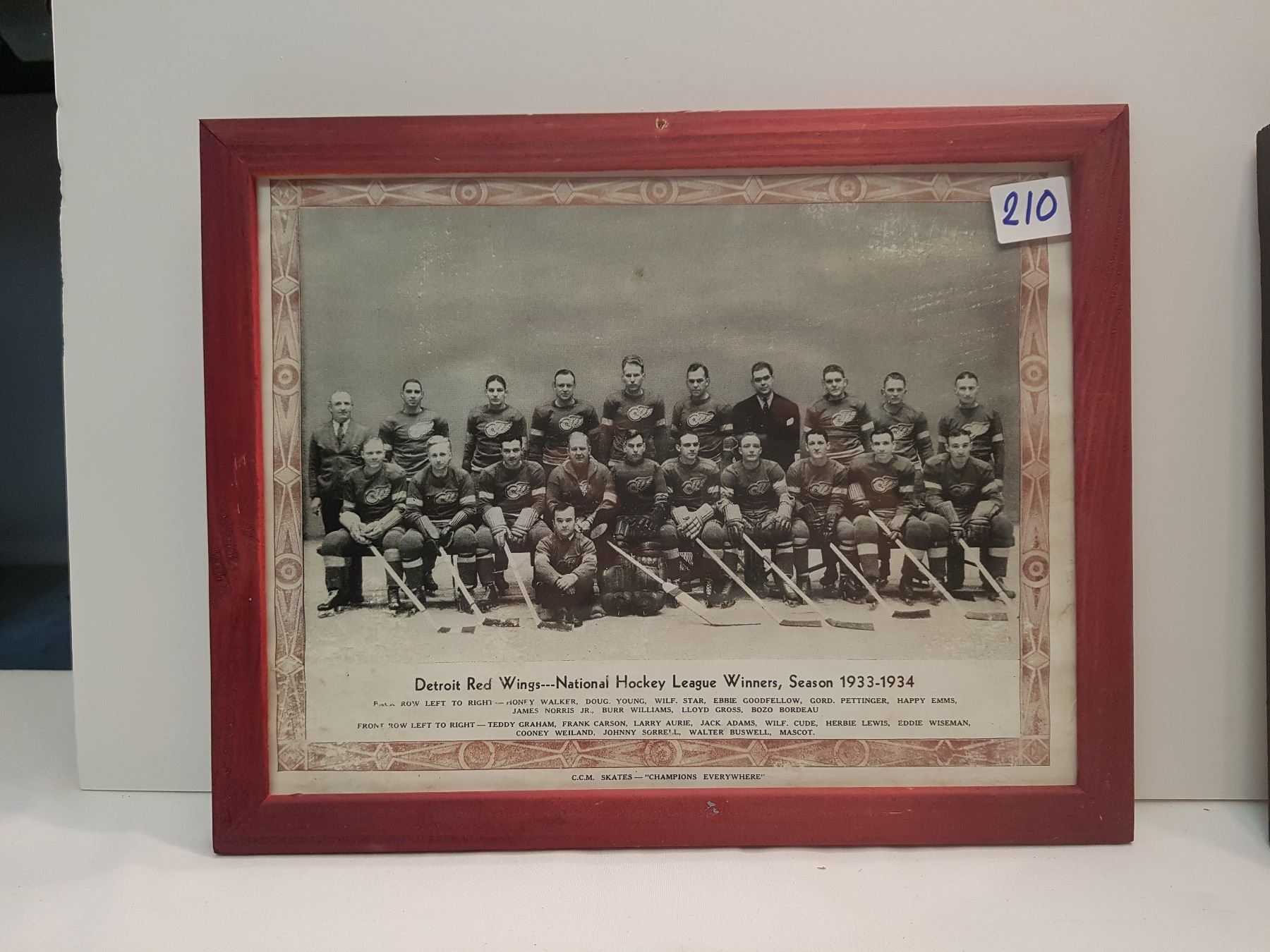 Detroit Red Wings ,New York Rangers, 19331934