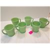 Image 1 : 6 USA Jadeite Fireking Cup Old ones