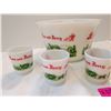 Image 2 : Tom and Jerry Milk Glass Punch Bowl Set -4 Cups