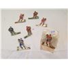 7 Tin Hockey Players For Table Top Game