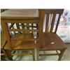 Image 5 : Antique Oak Chairs x4