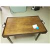 Image 2 : Antique TV Tray Leg Fold Up-25x15