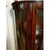 Image 4 : Antique Curved Glass China Cabinet With Mirror