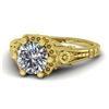 Image 2 : 1 CTW Solitaire Certified VS/SI Diamond Ring 14K Yellow Gold - REF-287T3M - 38531