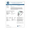 Image 2 : 2.12 CTW Aquamarine & Diamond Ring 10K White Gold - REF-26W9F - 11265