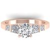 Image 1 : 1.69 CTW Certified VS/SI Diamond Solitaire Ring 14K Rose Gold - REF-392A8X - 30394