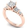 Image 2 : 1.69 CTW Certified VS/SI Diamond Solitaire Ring 14K Rose Gold - REF-392A8X - 30394