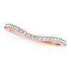 Image 5 : 1.02 CTW Certified VS/SI Princess Diamond 2Pc Set Solitaire Halo 14K Rose Gold - REF-149X5T - 31341