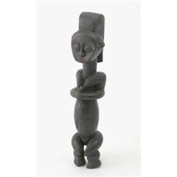 A Pangwe carved wood ancestor figure, Western Congo, 16 ins...