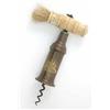 Image 1 : A 19th century English Thomason type double-action corkscrew, with tuned bone handle and brush, t...
