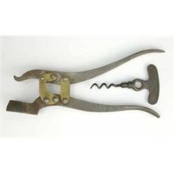A 19th century 'Tangent lever', with detachable worm...