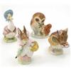 Image 1 : Four Beswick Beatrix Potter figures, comprising Old Mr Brown and Jemima Puddleduck, both BP-2 and...