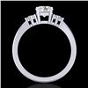 Image 2 : 1 CTW VS/SI Diamond Solitaire Ring 18K White Gold - REF-227H3A - 36935